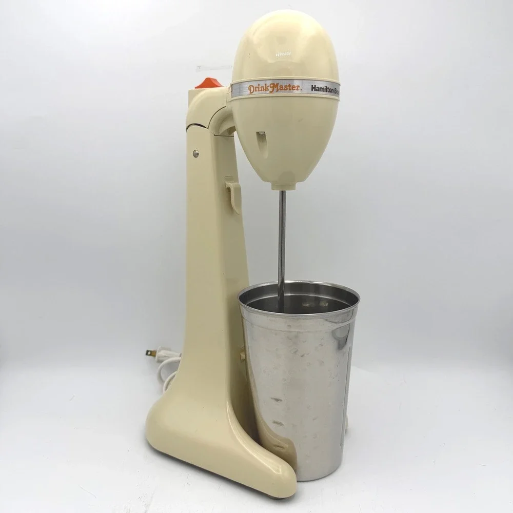 Hamilton Beach DrinkMaster Milkshake Maker Cream Model 727-2 Retro Mixer